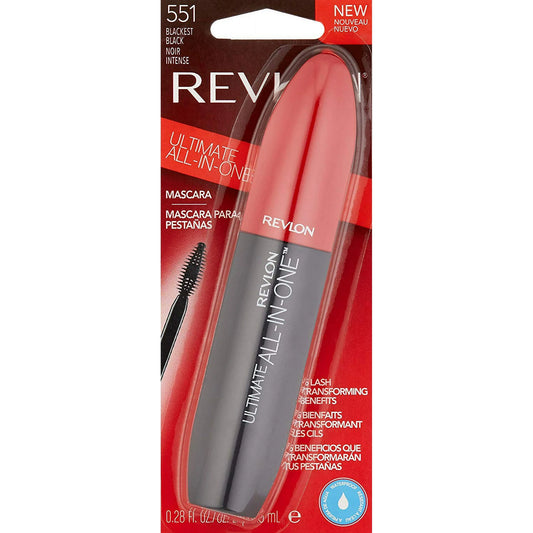 Revlon Ultimate All-in-One Mascara, Waterproof Blackest Black