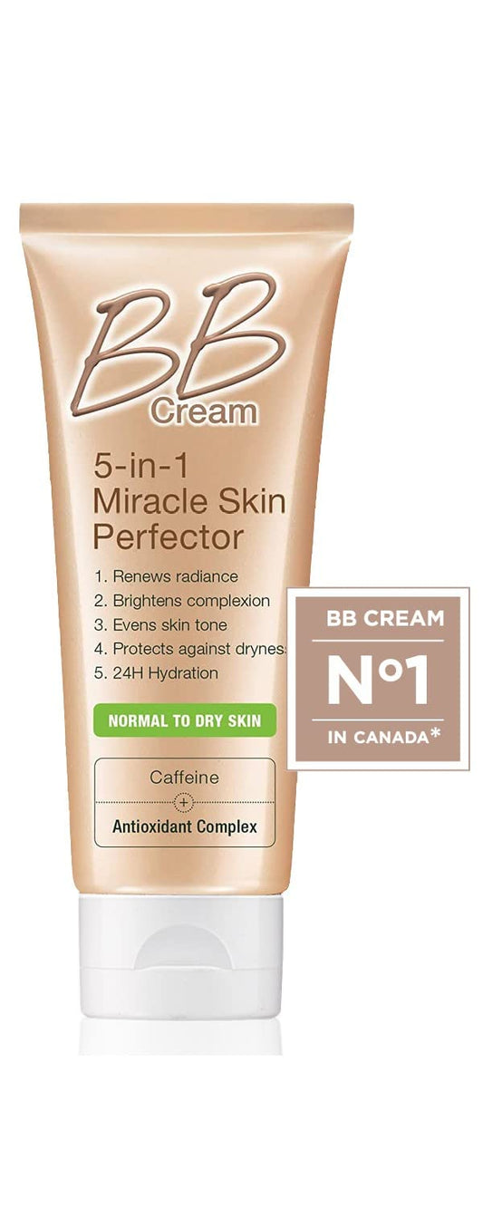 Garnier Skin Renew Miracle Skin Perfector B.B. Cream Light Medium, Normal to Dry Skin, NO SPF