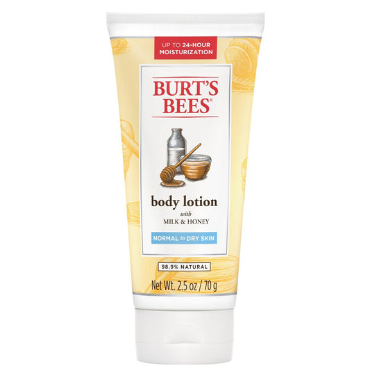 Burt's Bees Milk and Honey Body Lotion - 2.5 Ounce Bottle