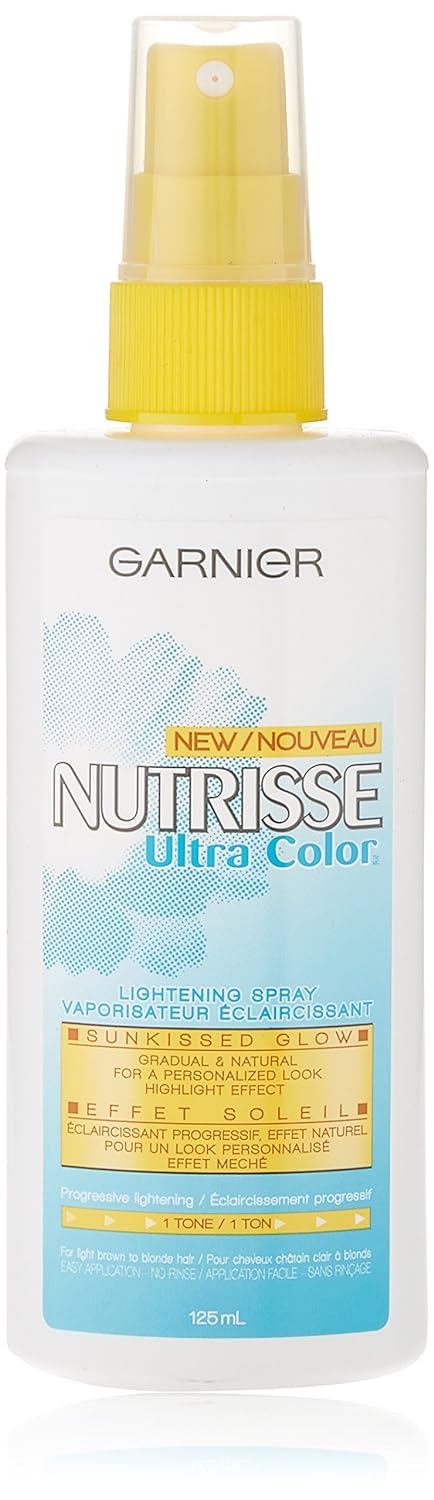 Garnier Nutrisse Ultra Blonde Hair Color Progressive Lightening Spray Gradual Sun-Kissed Glow Light Brown to Blonde Hair 125ml