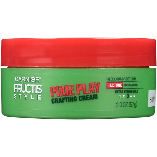 Fructis Style Pixie Play Crafting Cream, All Hair Types, oz. (Packaging May Vary) Texture 2 Ounce 2.0 Ounce